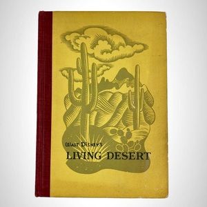 1954 Walt Disney Living Desert Southwestern Book Illustrated W/Photos